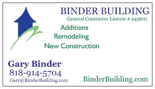 Binder Building
BinderBuilding.com
Info@binderbuilding.com
Gary Binder
818-914-5704